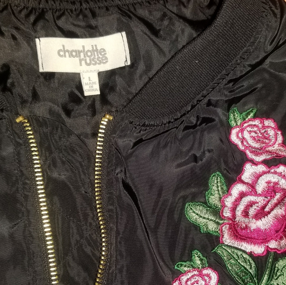 Rose Bomber Jacket - Picture 2 of 4
